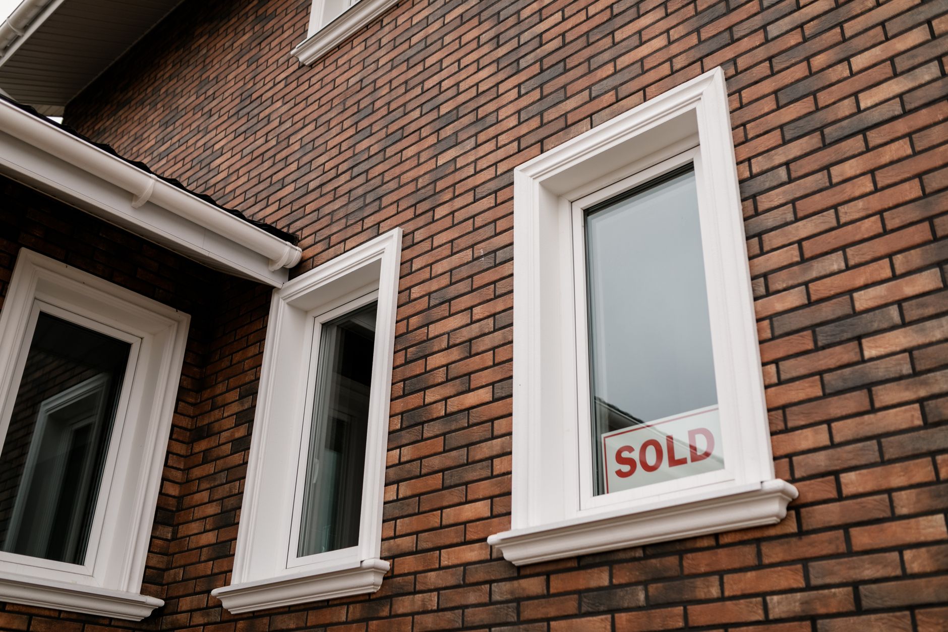After professional window installation with new frames